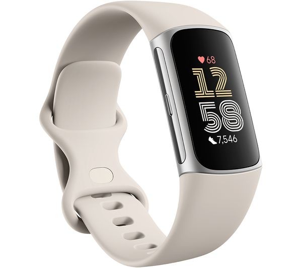 Fitbit Charge 6 Fitness Tracker Porcelain