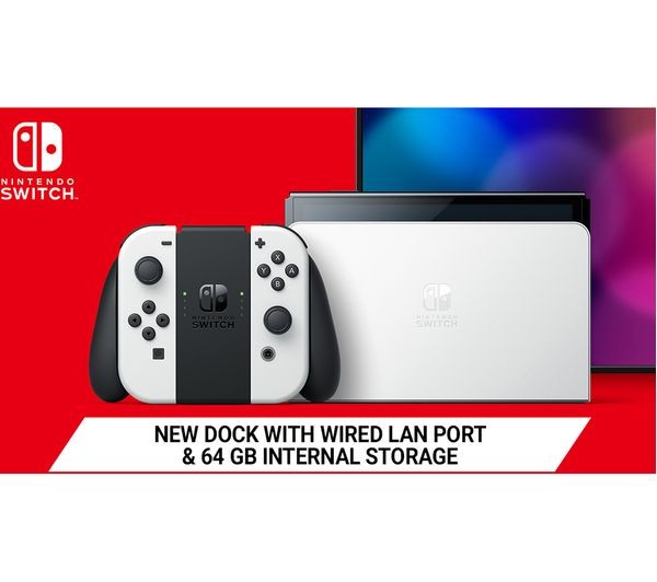 Nintendo Switch OLED Console White | A1 Tech Deals