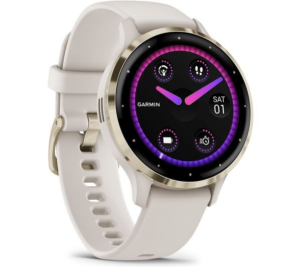 Garmin Venu 3S Smartwatch 41mm Soft Gold & French Grey