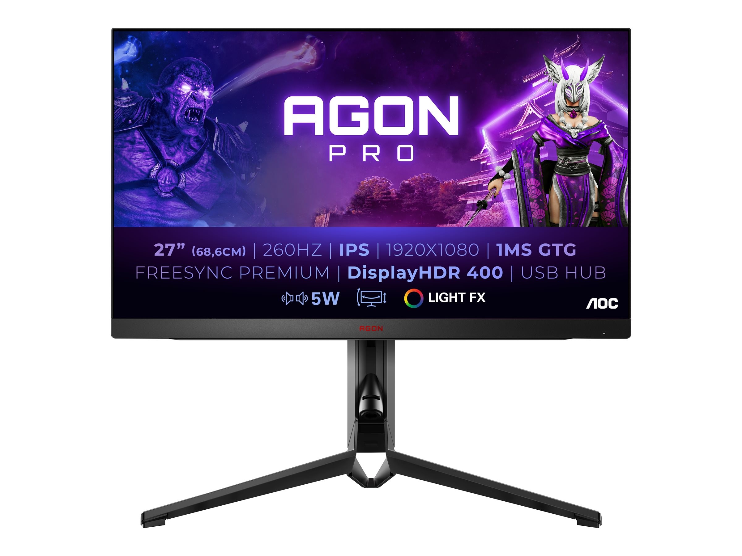 AOC Gaming AG274FZ - AGON4 Series - LED monitor - Full HD (1080p) - 27 ...