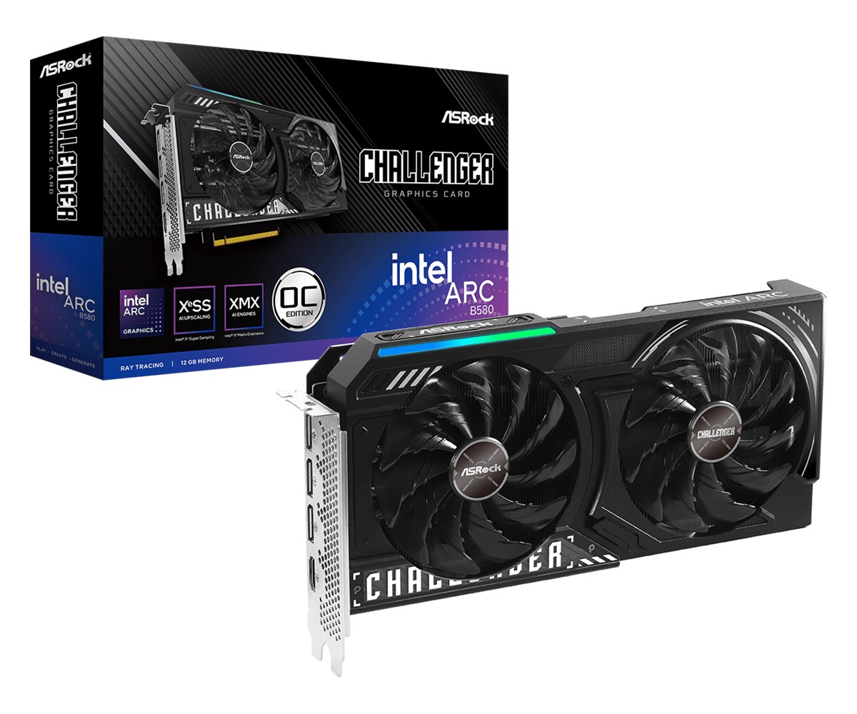 Intel Arc B580 Challenger OC GDDR6