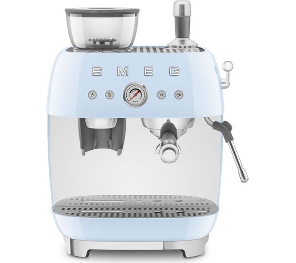 Smeg EGF03PBUK Bean to Cup Coffee Machine Pastel Blue